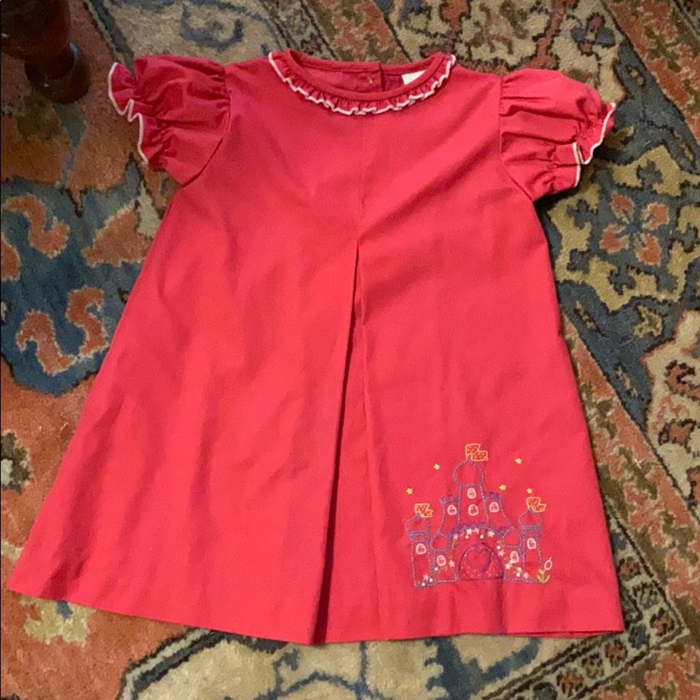 The Proper Peony Hot Pink Princess Castle Dress